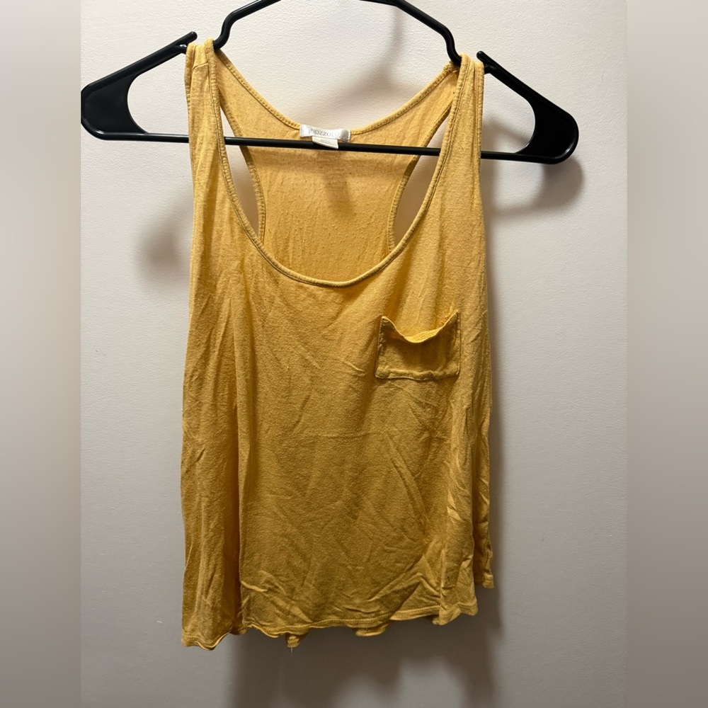 Bozzolo Mustard Yellow Tank Top